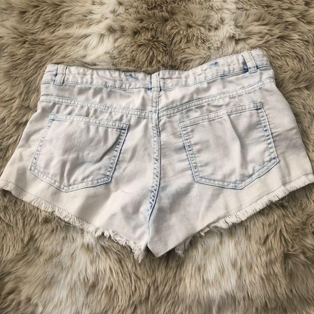 High Waisted Jean Shorts - Picture 2 of 3